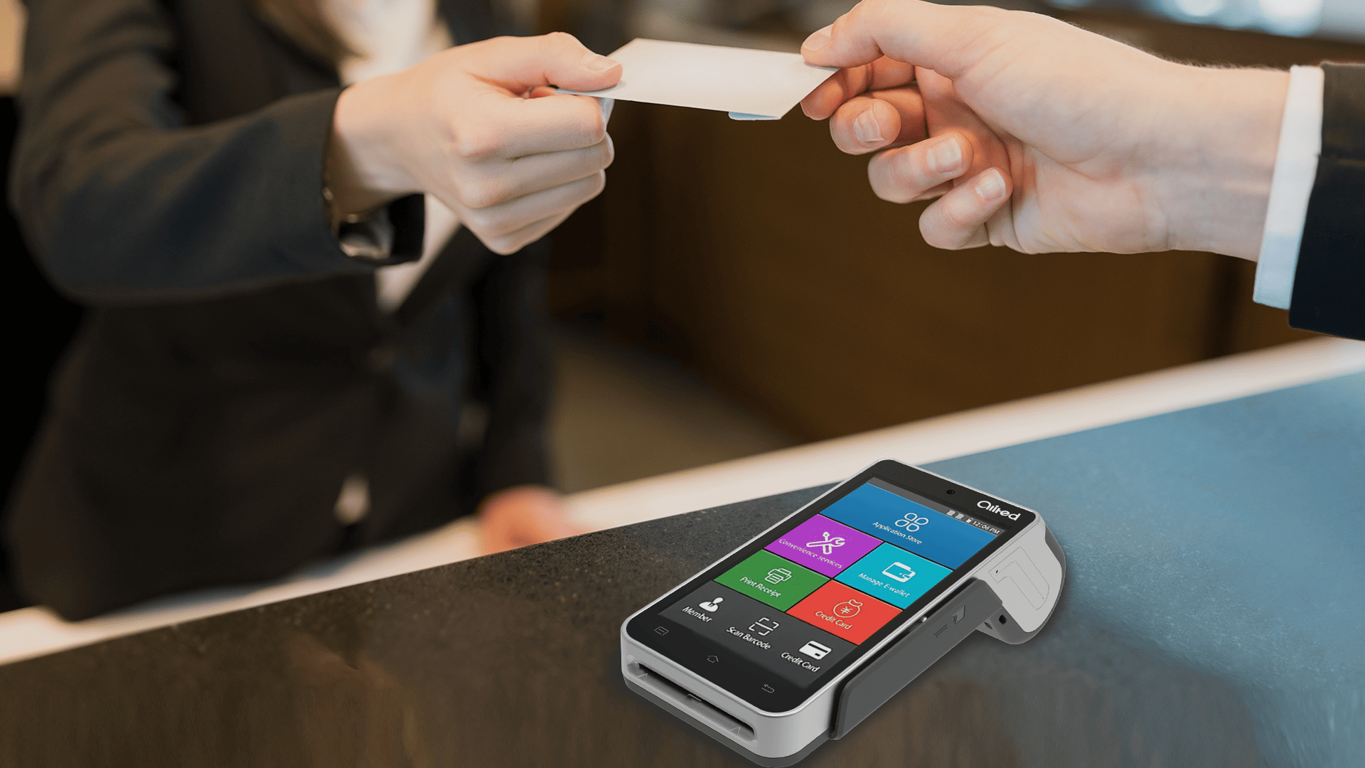 SP580智能POS终端 - Android智能收银系统核心展示